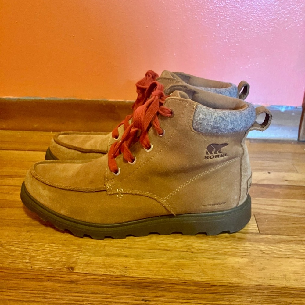 Sorel Madson youth waterproof moc toe boots